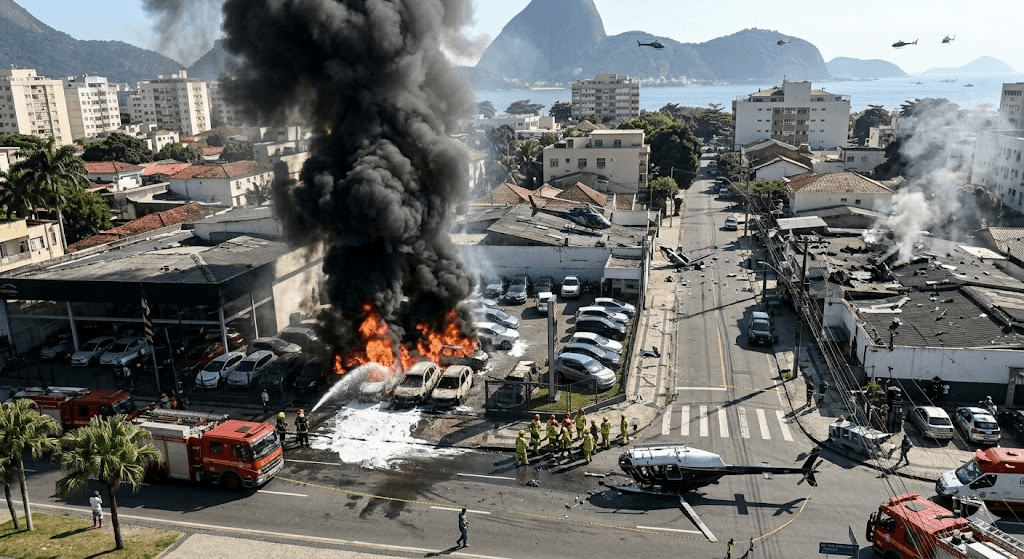 Tragedy Over Rio: 6 Dead After Mid-Air Helicopter Collision