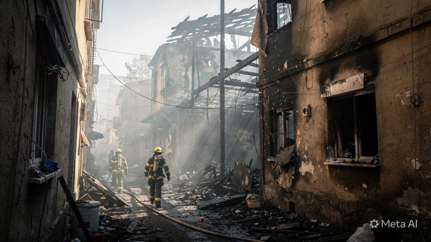 Fatal Fire in Bandung: Two Dead Following Intense Blaze in Densely Populated Residential District