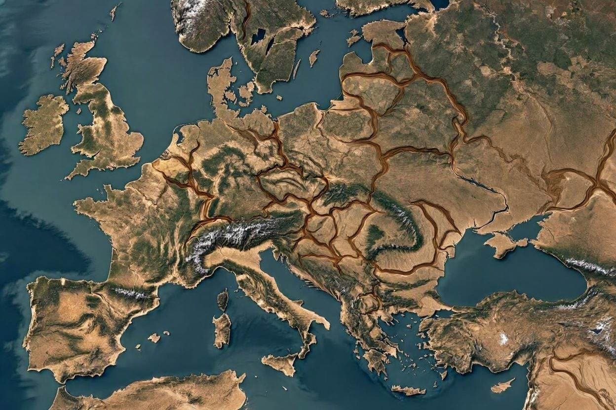 From Orbit to Earth: The Reality of Europe’s Dry Rivers