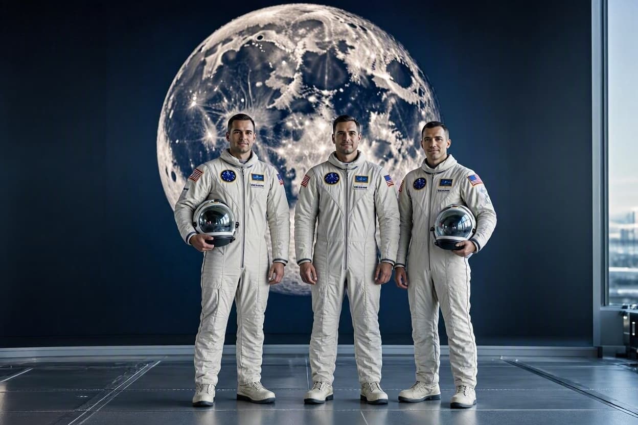 Stars and Stripes: Celebrating the Return to Lunar Orbit