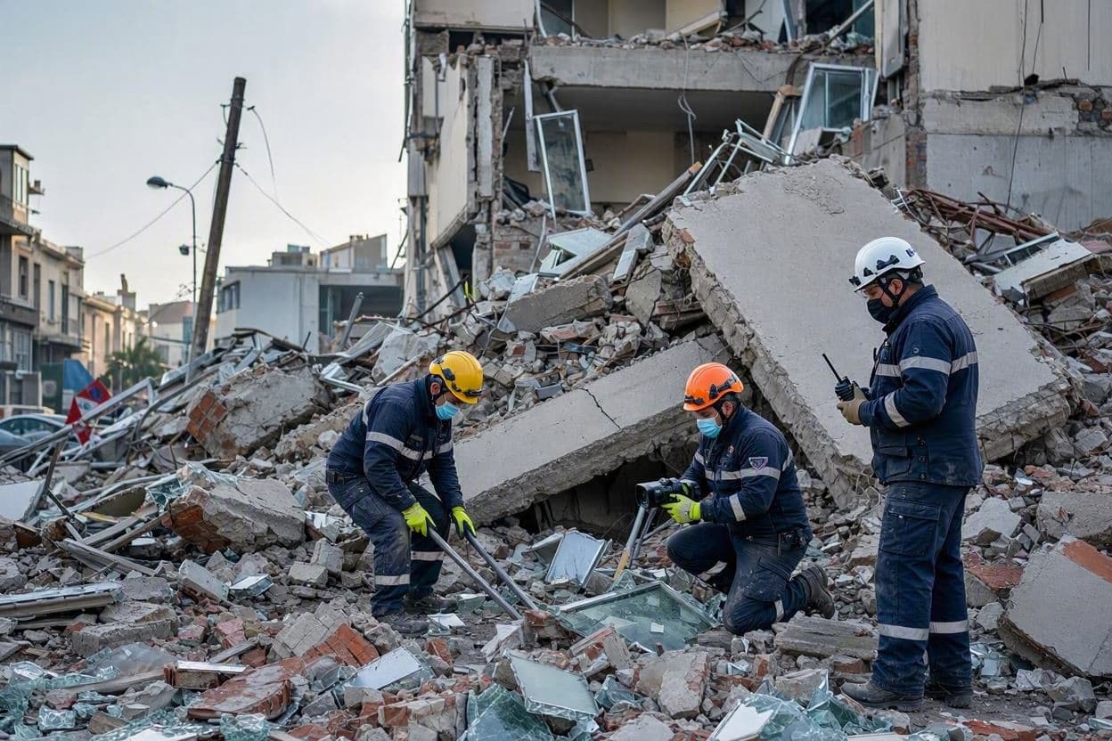 A crumbling facade: 21 die as war-damaged Gaza building falls