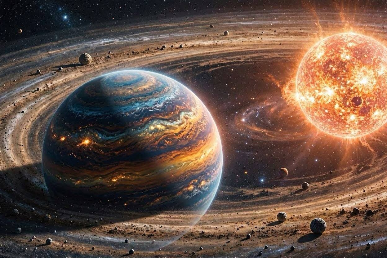 Emerging from the Glare: A Planet Revealed After Ten Years 