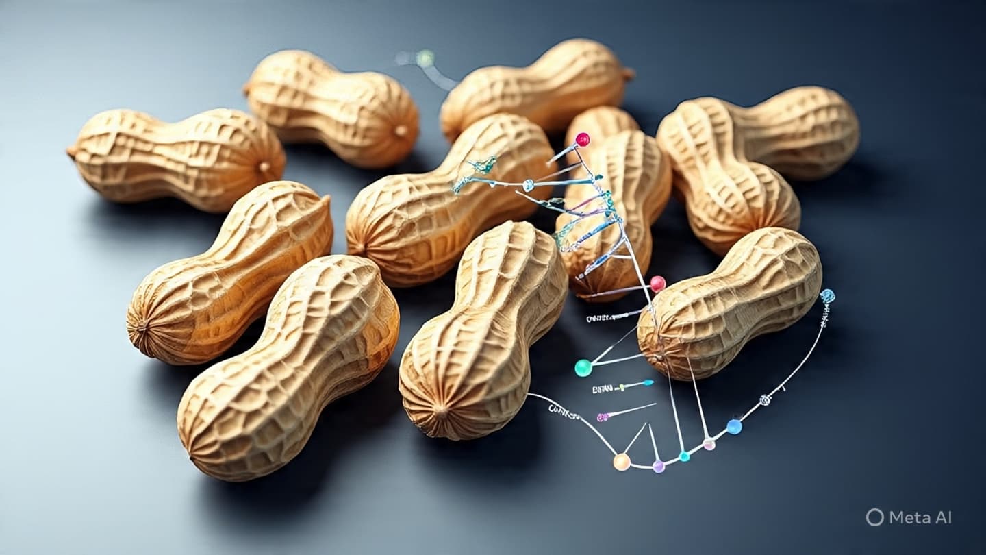 How a Humble Peanut Reveals a Complex Genetic Story Beneath the Soil 