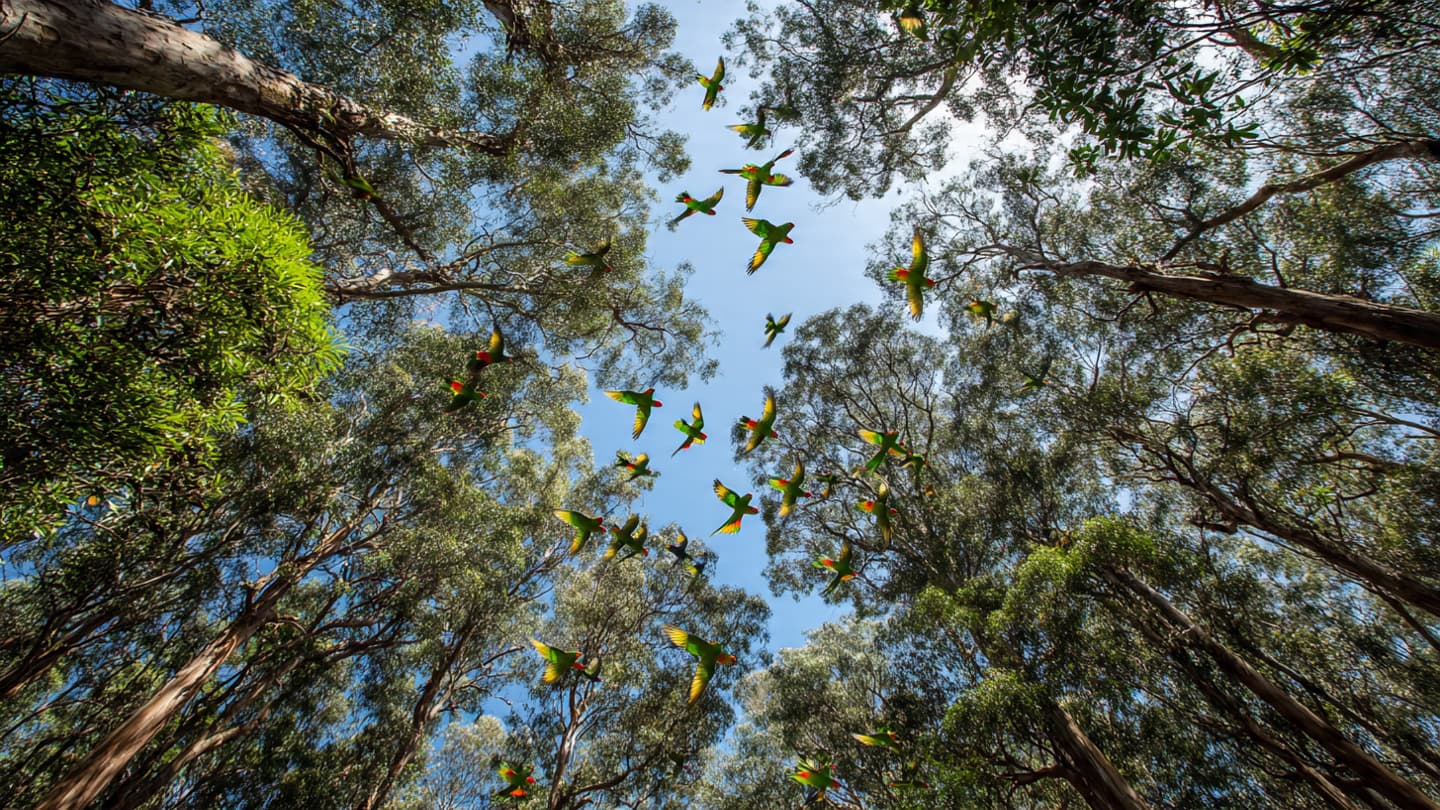 When rare wings gather, what does the forest quietly reveal?