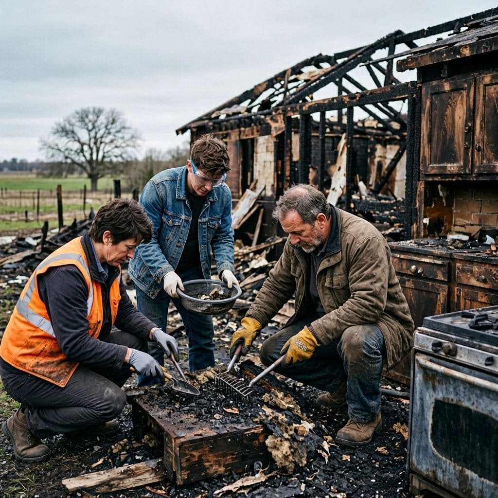 When Ashes Hold Memories, A Community Begins Searching Together