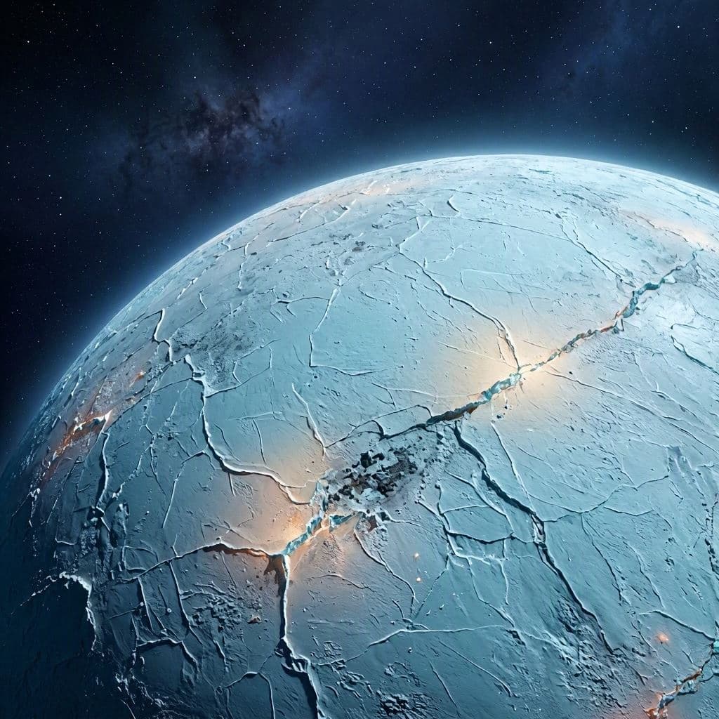 Even a shattered moon may keep its ocean, if it is large enough