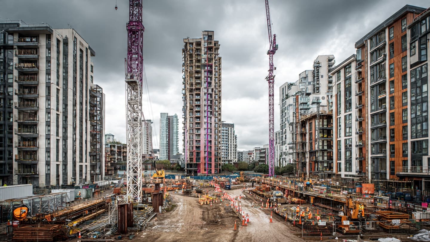 Britain’s Builders Face Another Quiet Month: Housebuilding Weakens as Construction Contraction Reaches Twenty Months