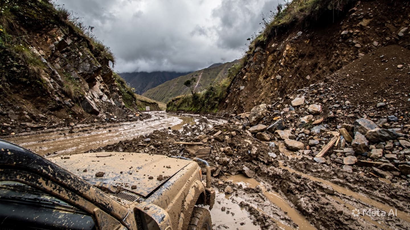 Fatal Mudslide in Huaraz: Two Confirmed Dead After Debris Buries Vehicle on Sunday Morning