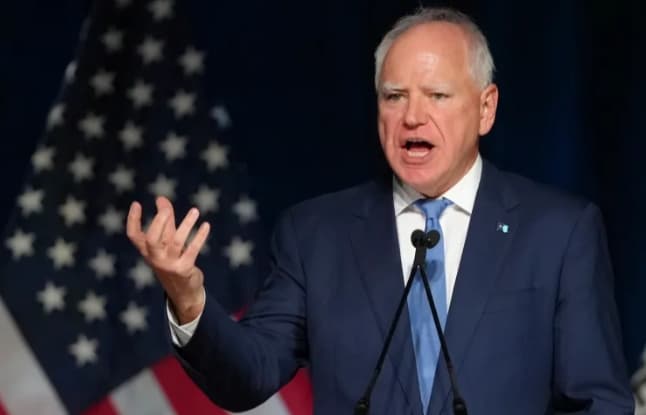 Tim Walz Responds to Donald Trump Calling Him ‘Seriously Retarded’