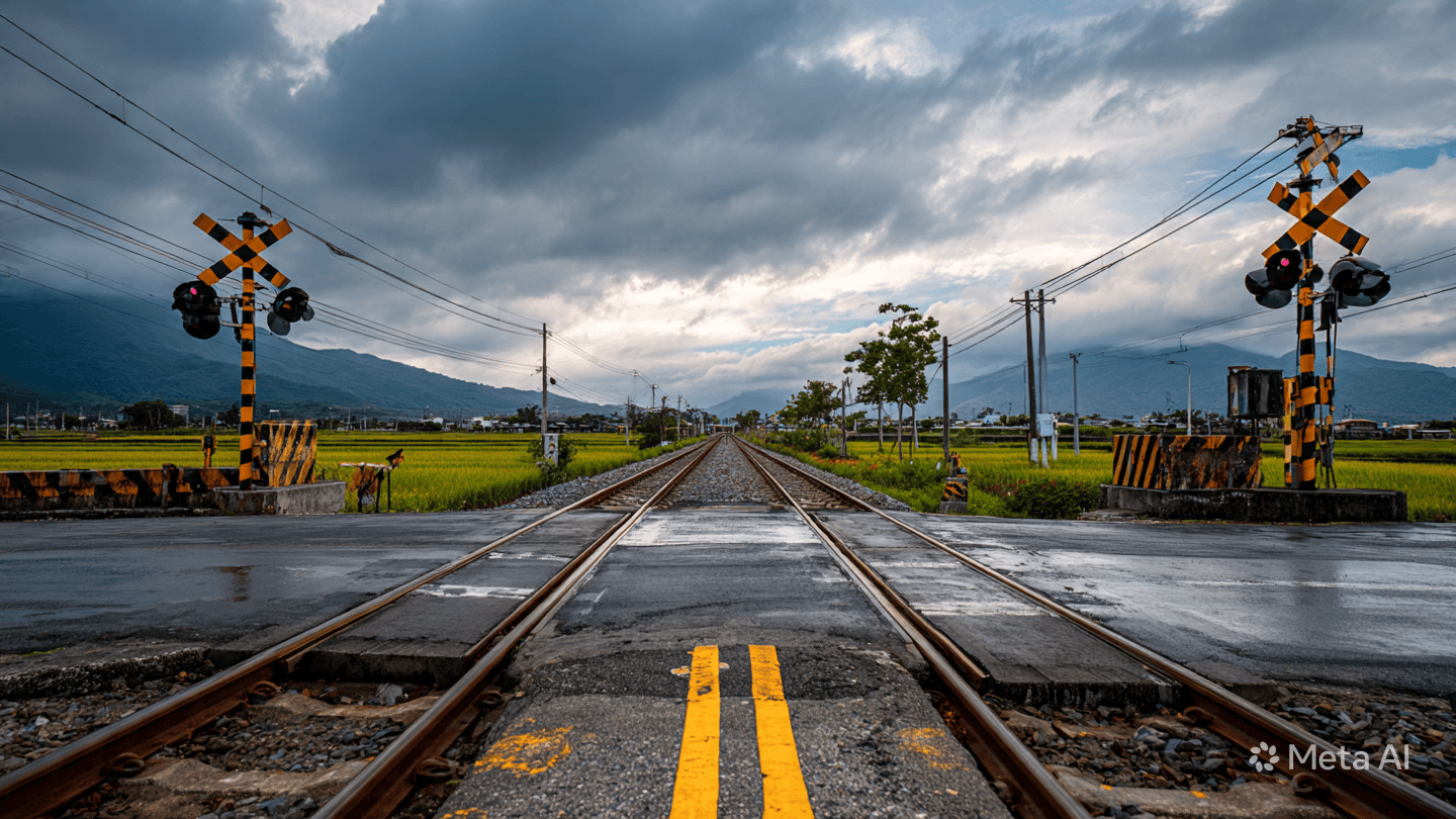 The Rhythm of the Rails: A Reflection on the Sudden Halt in Taichung