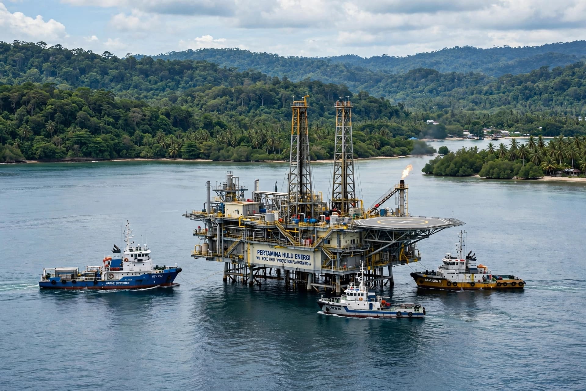 Across Indonesia’s Energy Landscape, Oil Fields Wait Beneath a Changing Season of Investment and Renewal