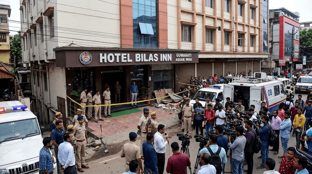 Bloodshed at Hotel Bilas Inn: 5 Killed in Targeted Guwahati Shooting