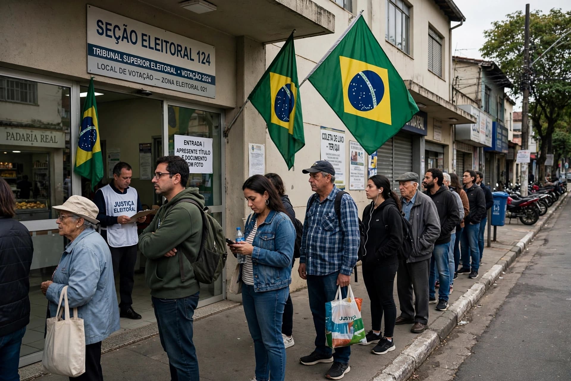 Brazil approaches election day with two political forces separated by a narrow polling line. 