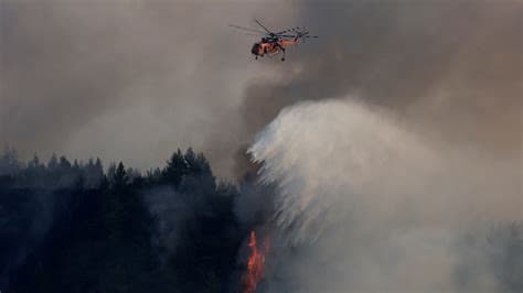 Two Firefighting Helicopters Collide in Greece While Battling Wildfire, Killing Two