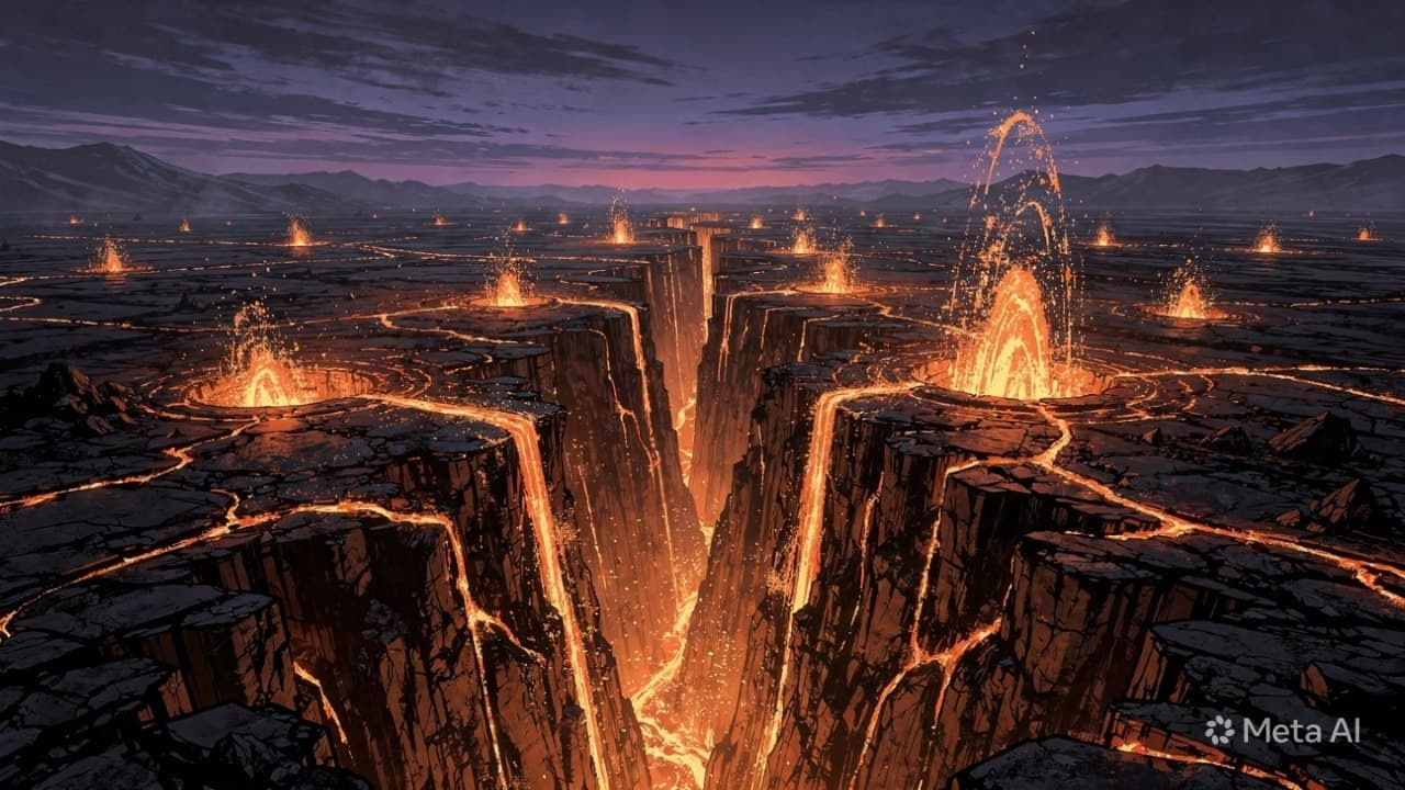When Earth Bleeds Fresh Light: The Smoldering Ribbons of Fire Whispering Near Grindavík