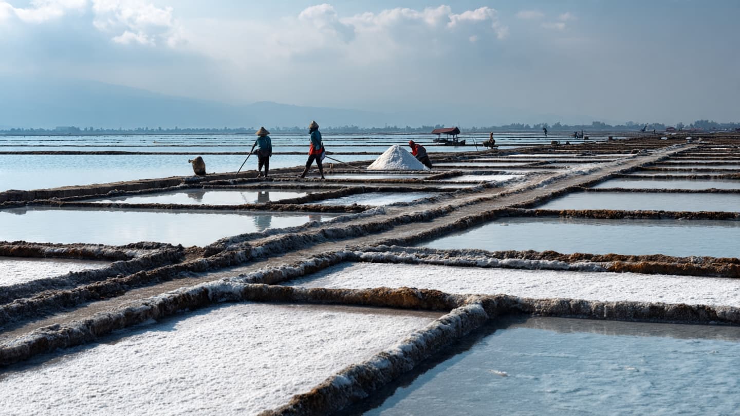 Along Cirebon’s Coast, Salt Meets the Long Dry Season: El Niño Transforms Sunlight Into Abundant Harvests