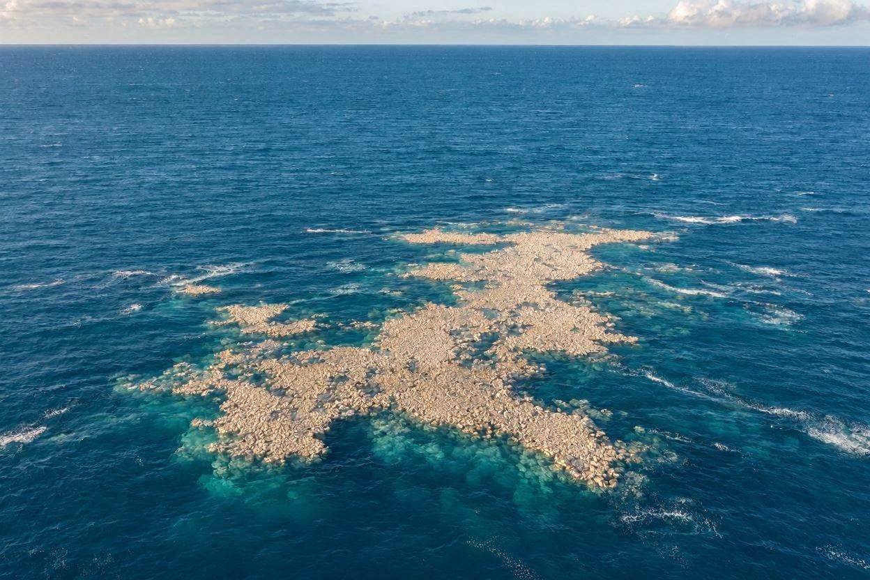 The Ocean’s Breath: Volcanic Eruption Shapes New Land