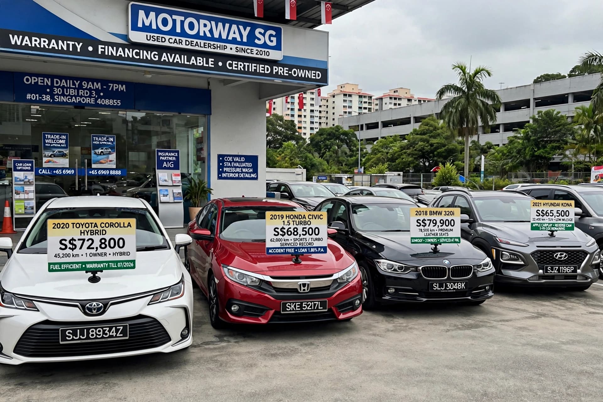 Beneath Singapore’s Used-Car Market, Mileage Questions Reveal a Changing Landscape for Buyers and Dealers