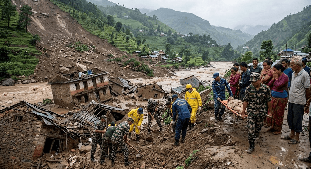 Tragedy in Nepal: At Least 14 Dead, 11 Missing After Devastating Floods and Landslides