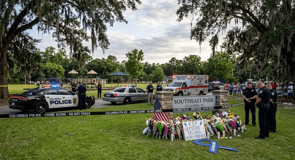 Tragedy in South Carolina: Police Officer Shot and Killed in Public Park