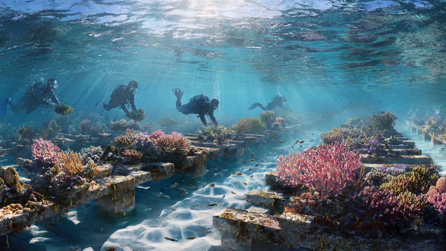 Beneath the Waves, Nature Begins Again