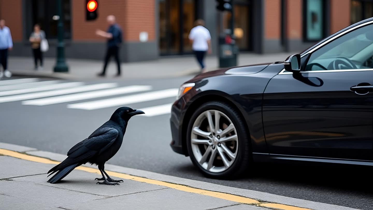 Urban Ingenuity: The Intelligence of Crows