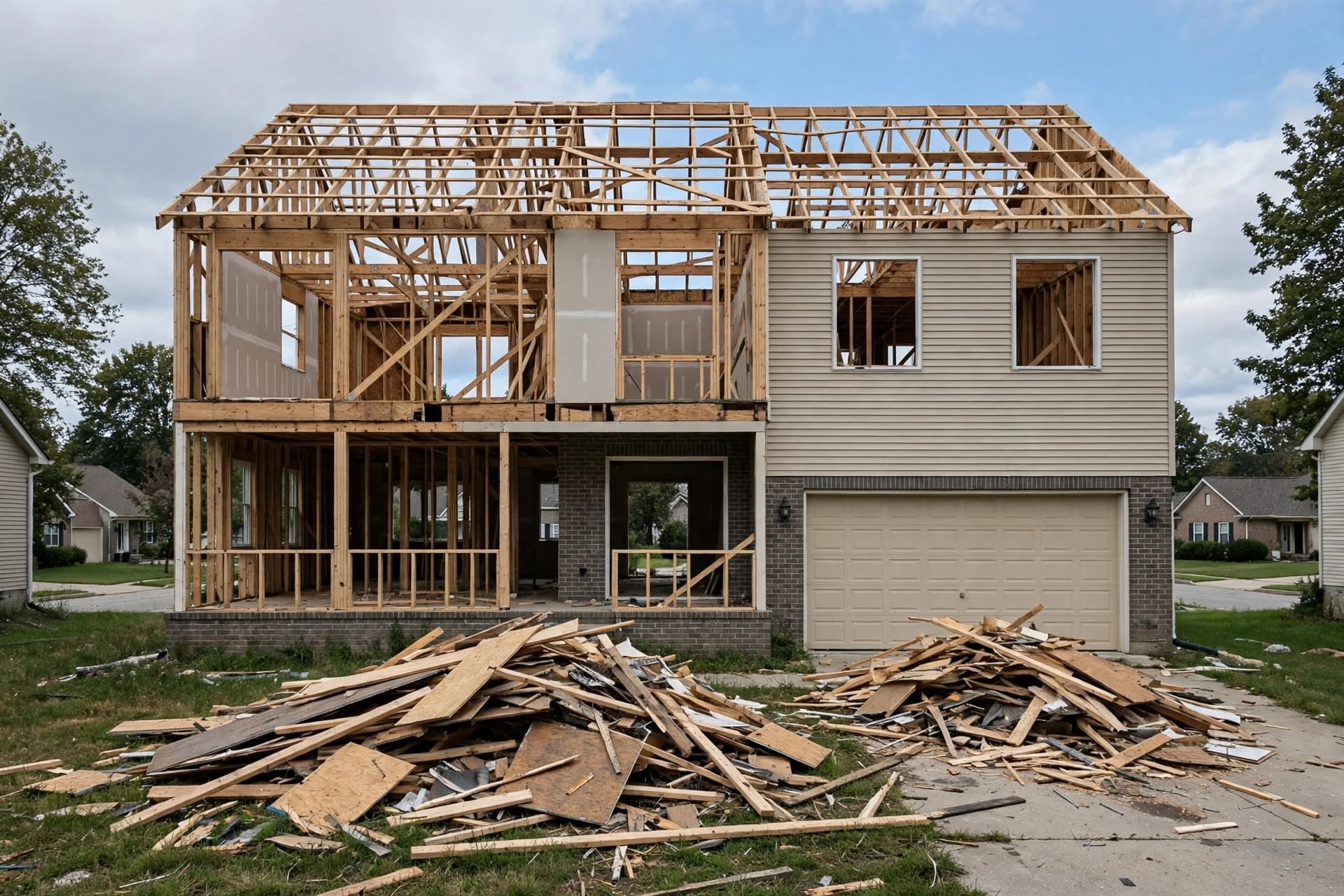 An elderly man, an unfinished roof, and the limits of insurance.