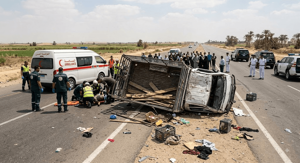Tragic Egypt Highway Crash Leaves 18 Dead—Exposing the Deadly Cost of Child Labor