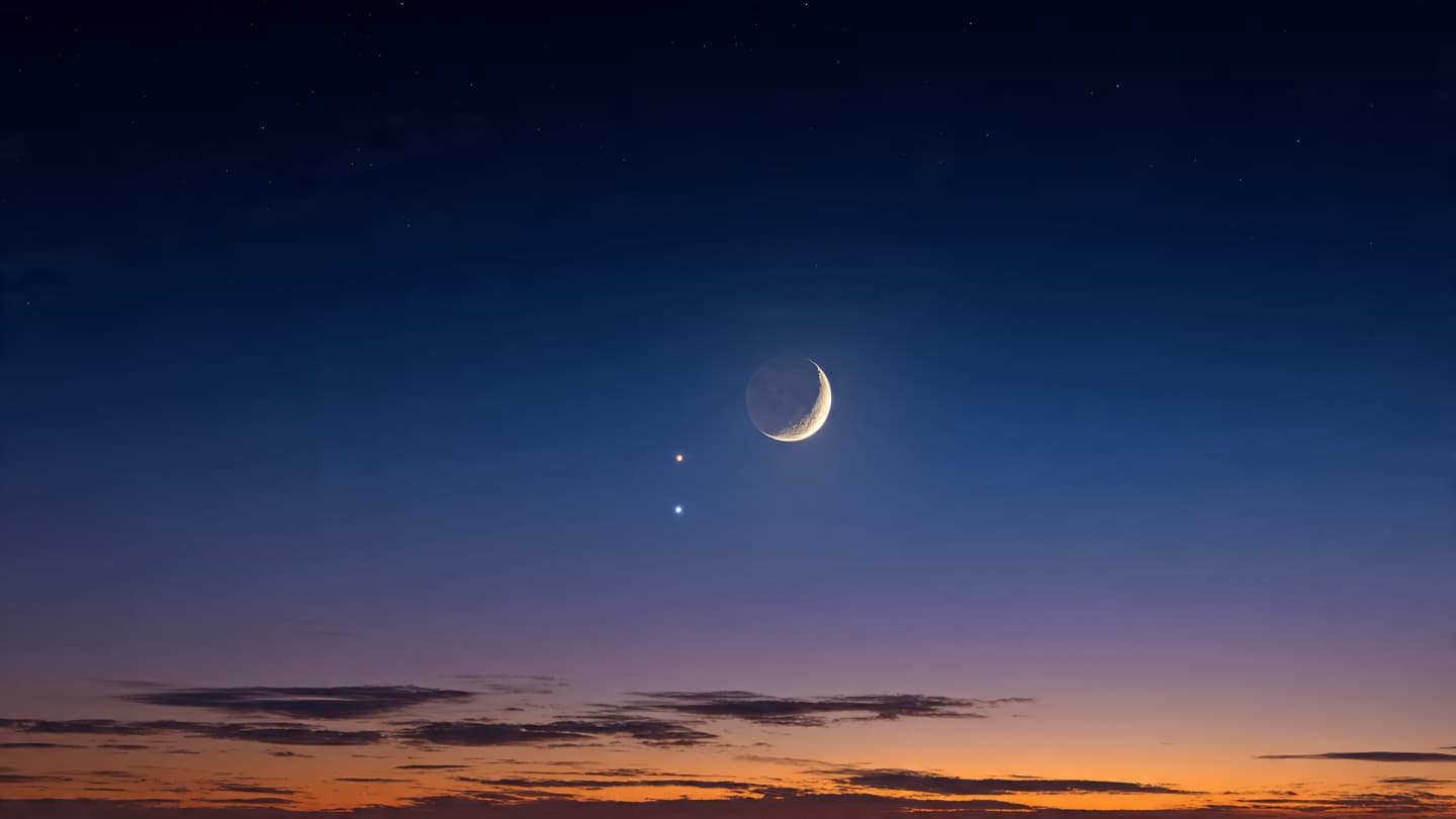 The Moon and Venus Prepare a Rare Performance