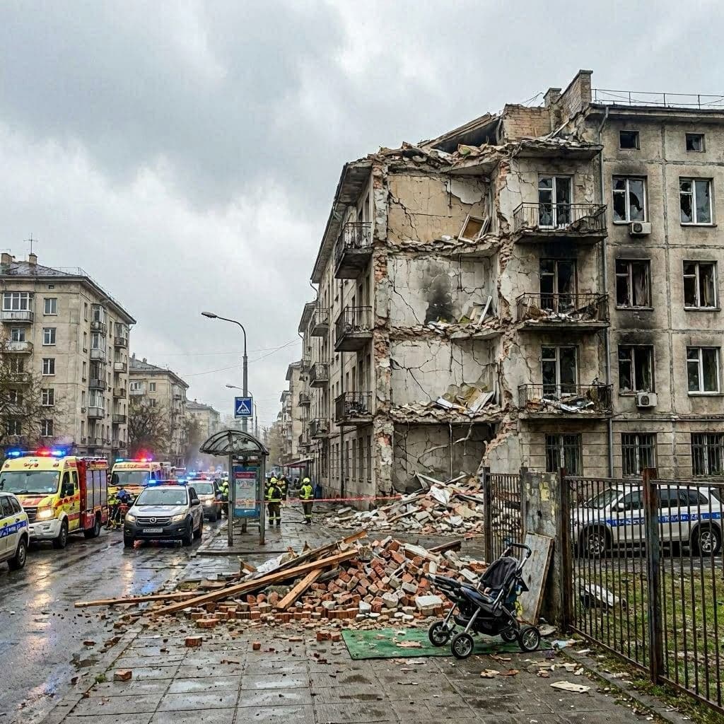 International outrage follows fatal strike on Ukrainian capital.