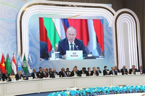 Speaking Alongside Putin, Kazakhstan President Calls for Freeze of Ukraine War