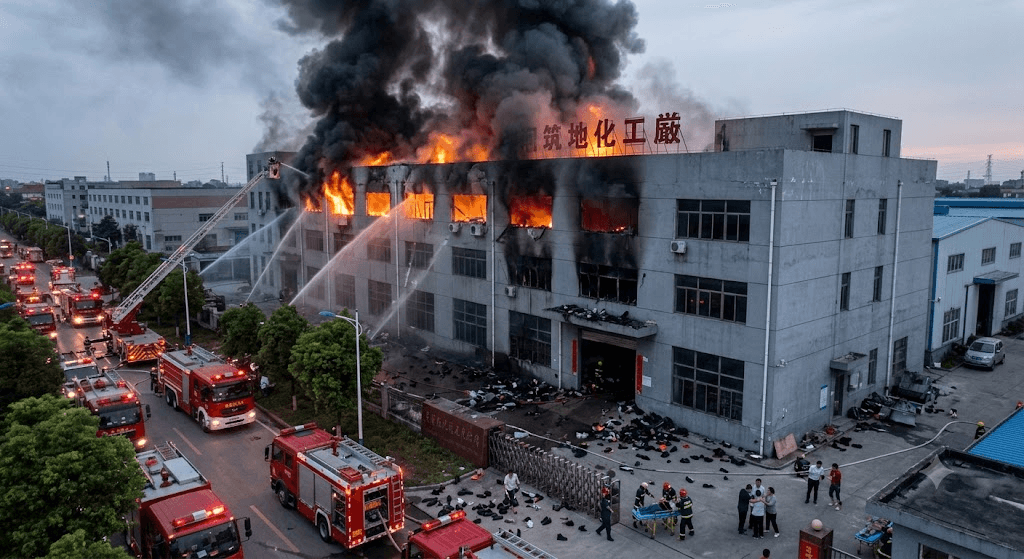 Tragedy in Eastern China: 28 Dead After Massive Shoe Factory Fire