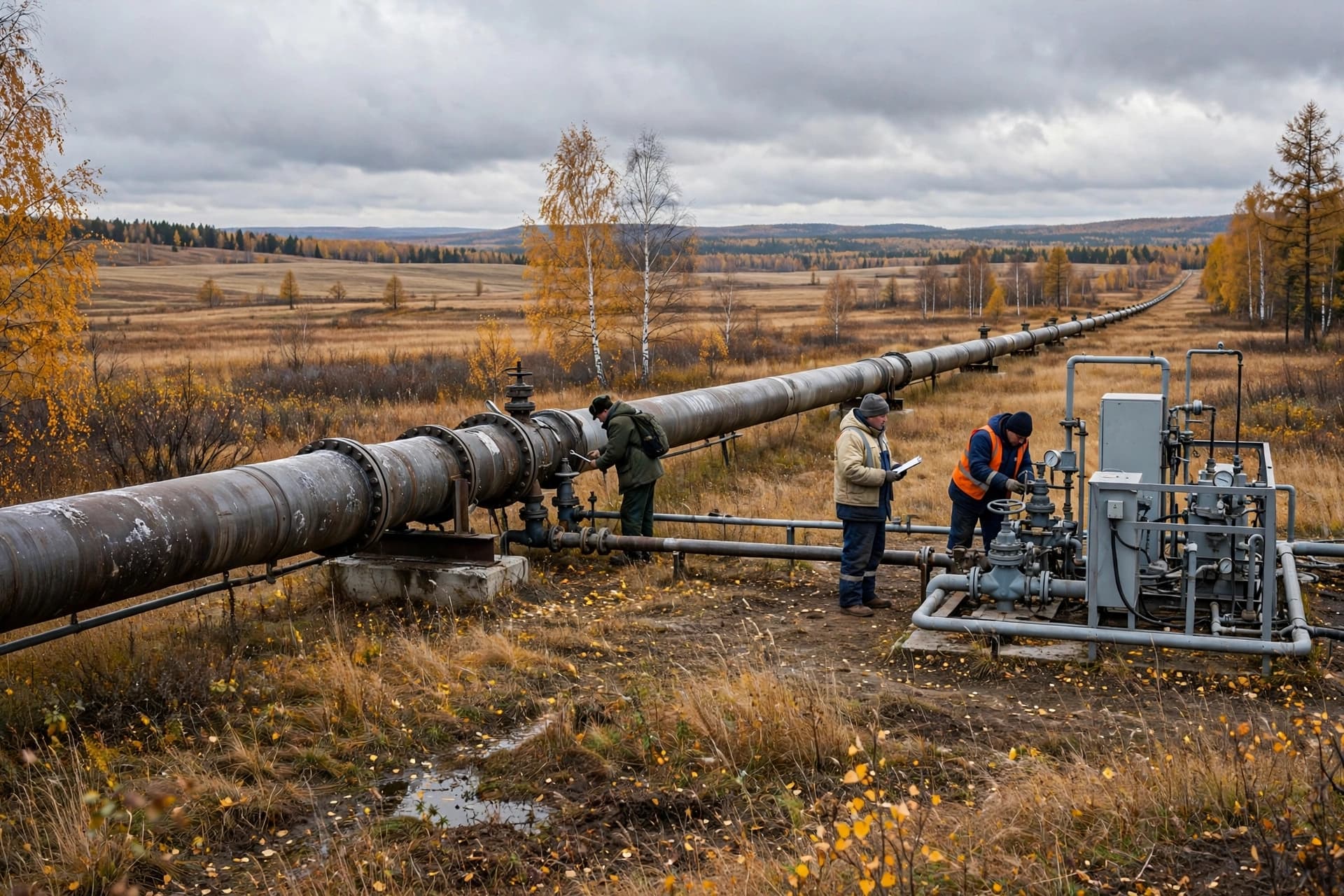 Across Russia’s Vast Gas Fields, Revised Export Forecasts Reveal a Changing Energy Landscape Between European Demand and New Markets
