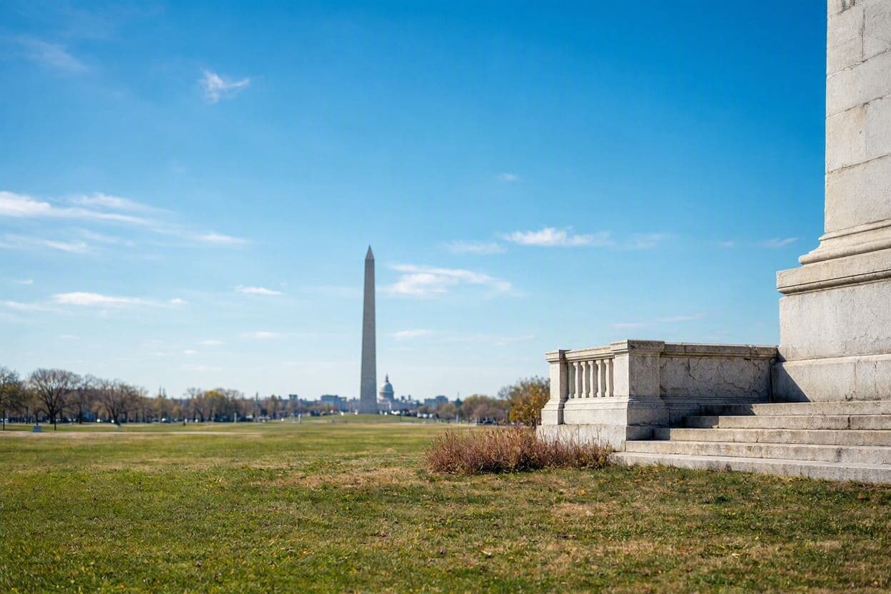 Trump Blames Vandals for Dead Grass at July 4 Event Site