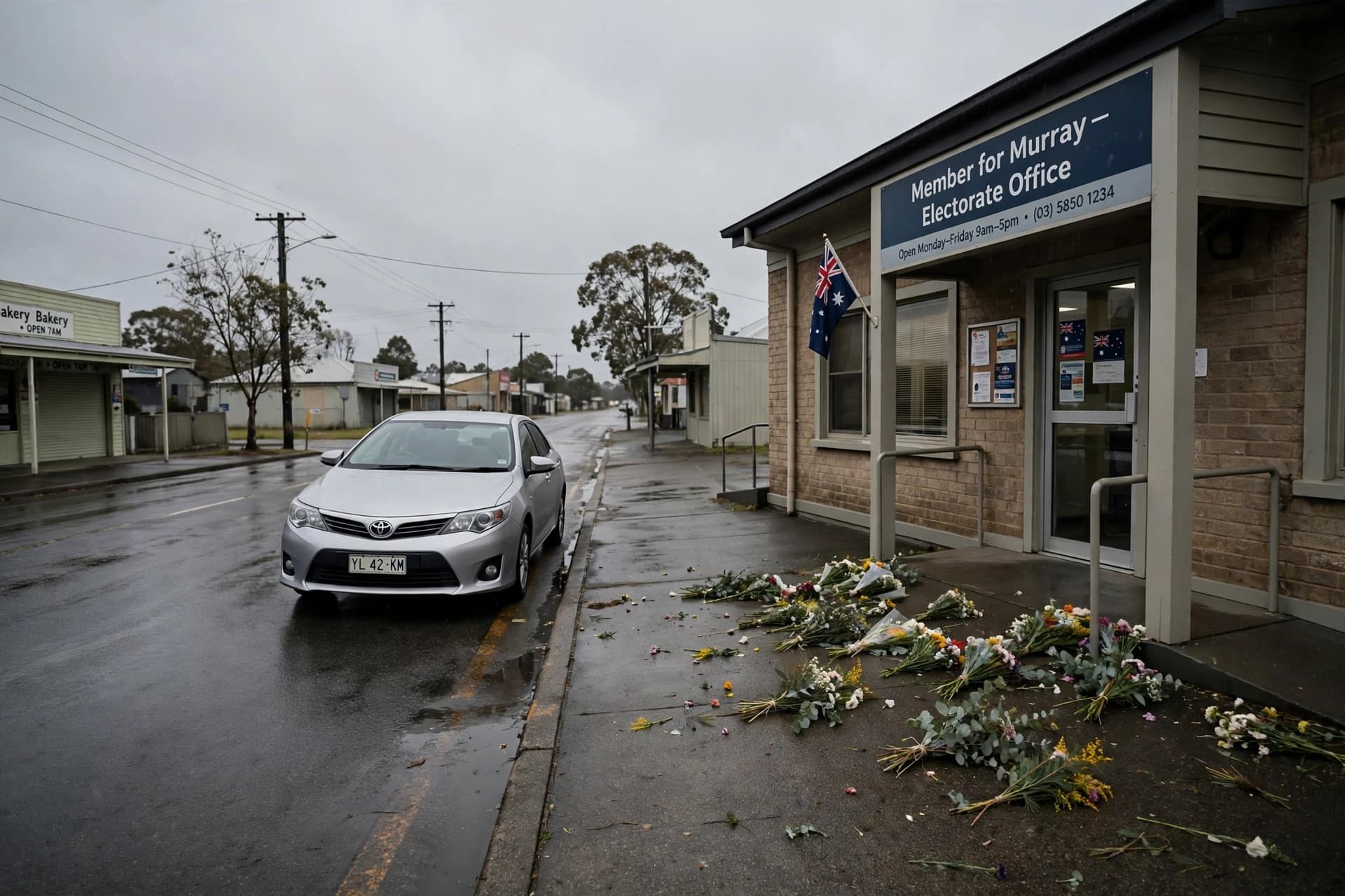 She was pinned against her car, and a nation watched.