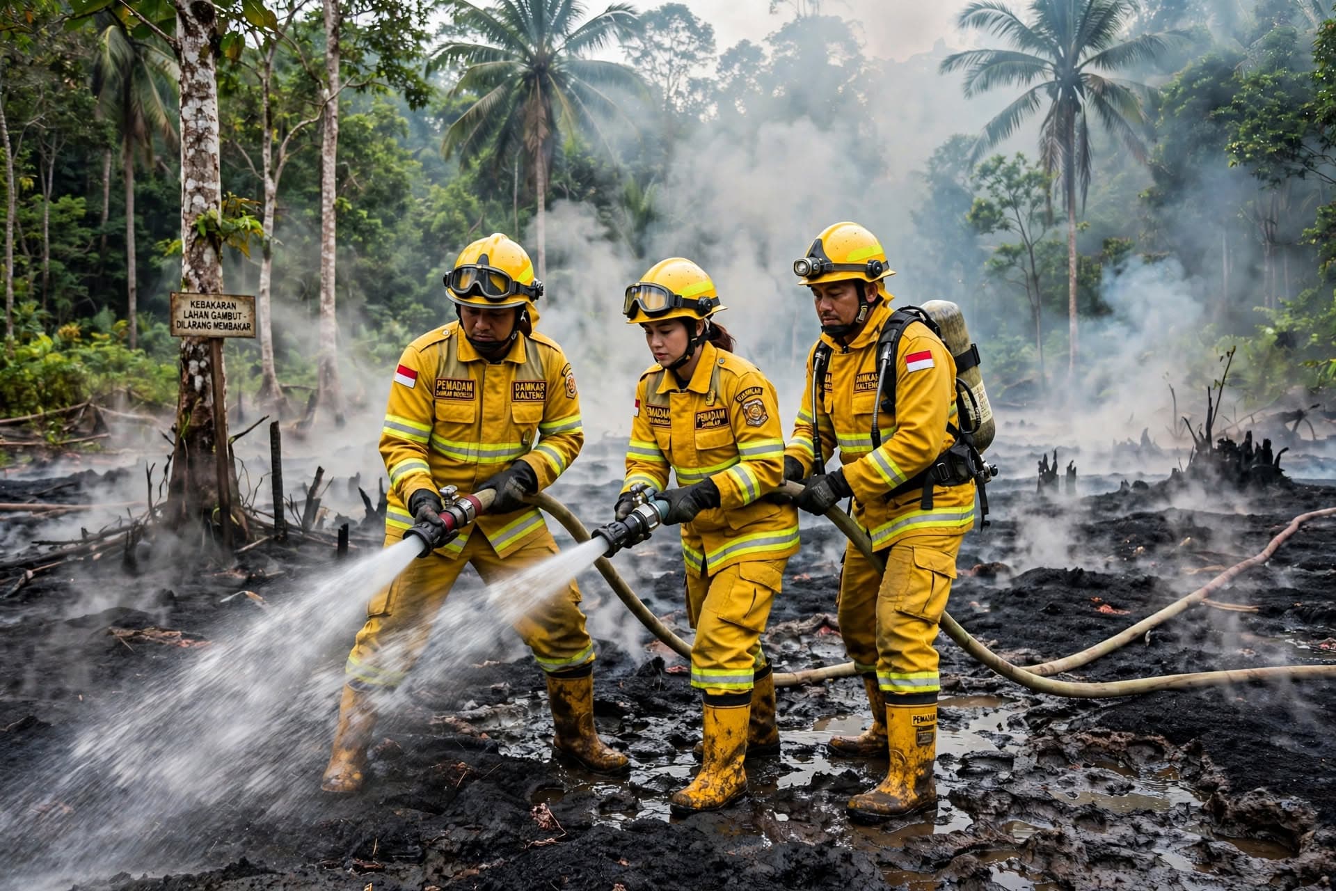 Thick Toxic Smoke Engulfs Borneo Towns, Hospitals Report Surge, Residents Ordered To Evacuate