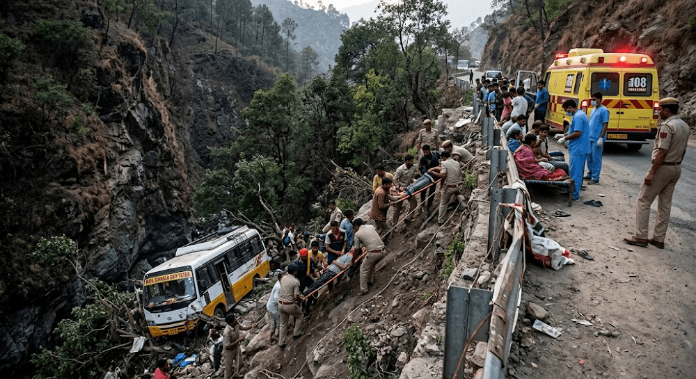 Horror in Kathua: Two Critical After Pilgrim Minibus Plunges into Deep Gorge