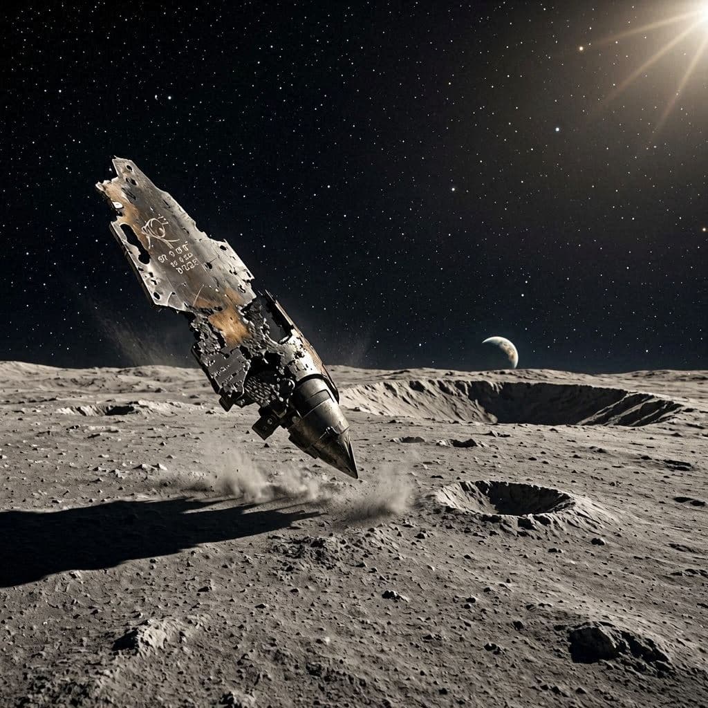 A Ghost in Space: The SpaceX Rocket’s Lunar Impact