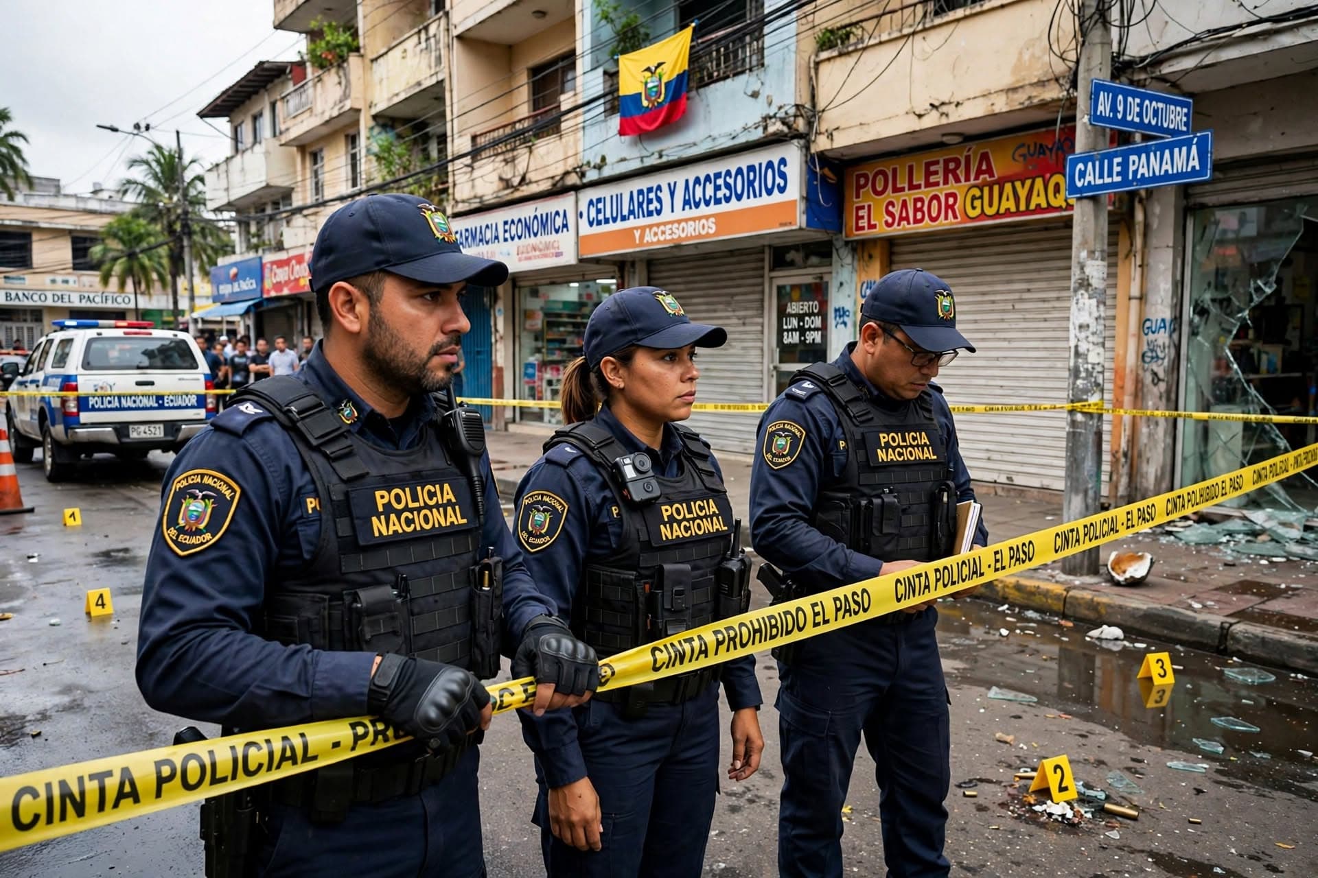 Drive By Shooting In Guayaquil Shopping District, Two Wounded After Gunmen Open Fire
