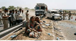 Tragedy in Kutch: 7 Workers Killed, 22 Injured in Horrific Truck-Camper Collision