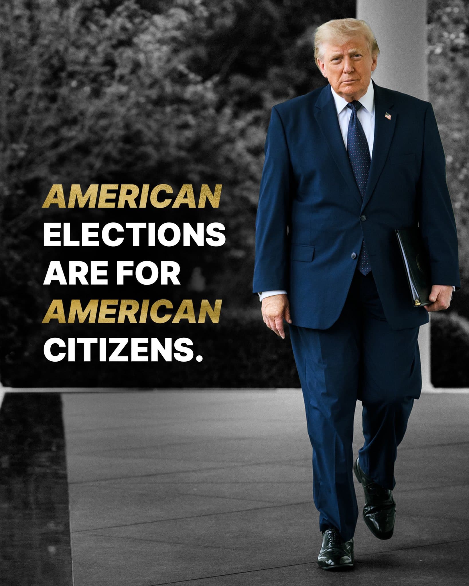 White House Reaffirms American Control Over U.S. Elections
