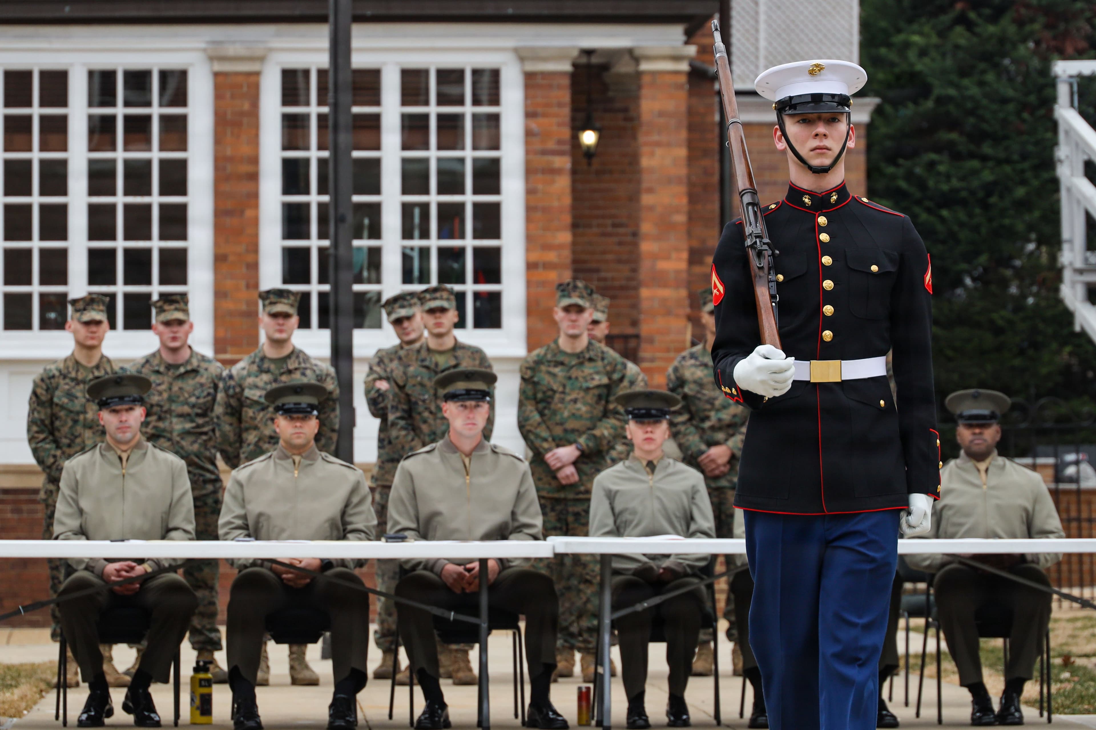 The Precision Behind the Uniform: Inside the U.S. Marine Corps Color Guard Tryouts