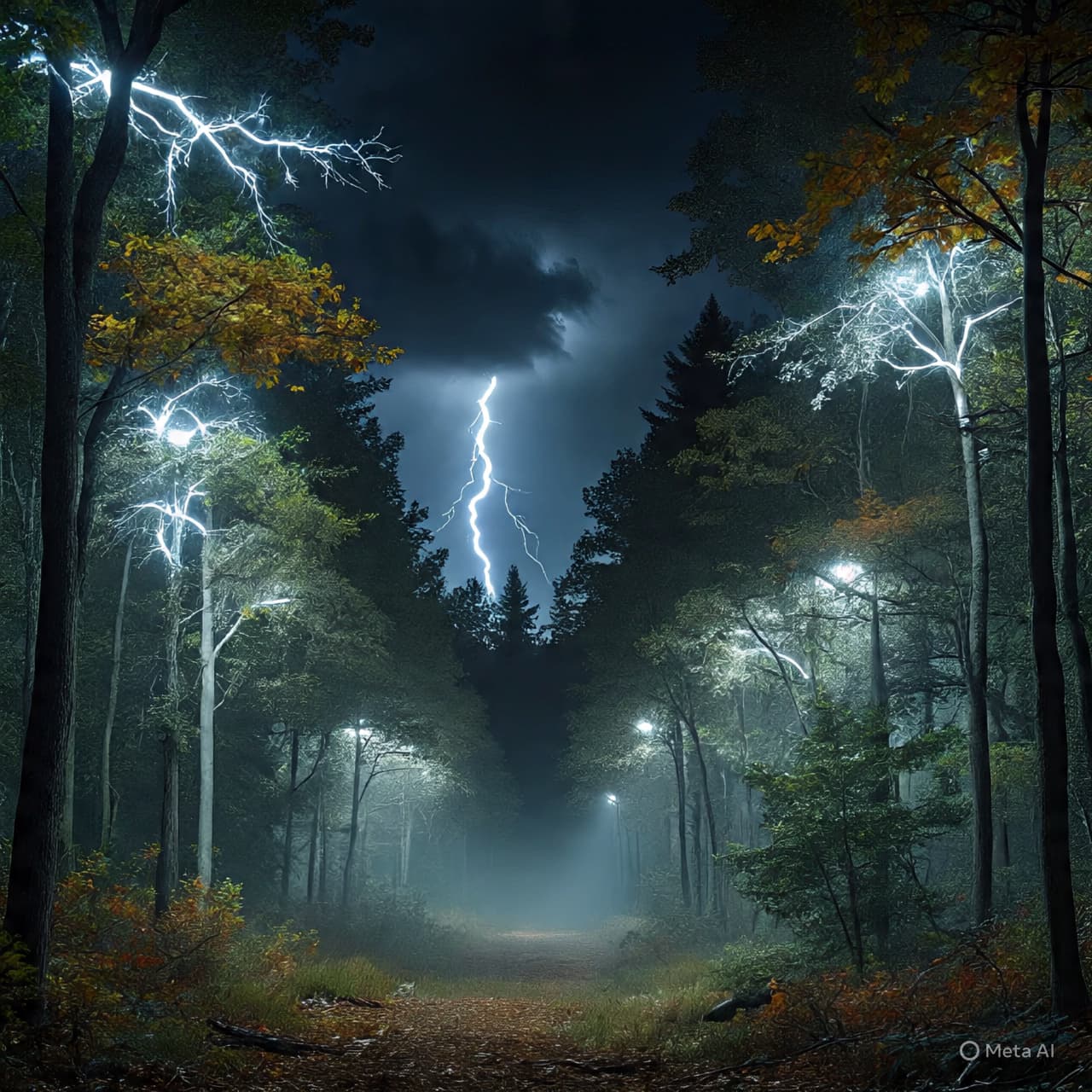 When Lightning Speaks, Do Forests Whisper Back in Ultraviolet Light We Cannot See?
