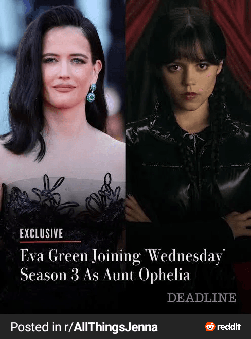 Eva Green Joins Wednesday Season 3 as Aunt Ophelia: A Stunning Addition to the Cast