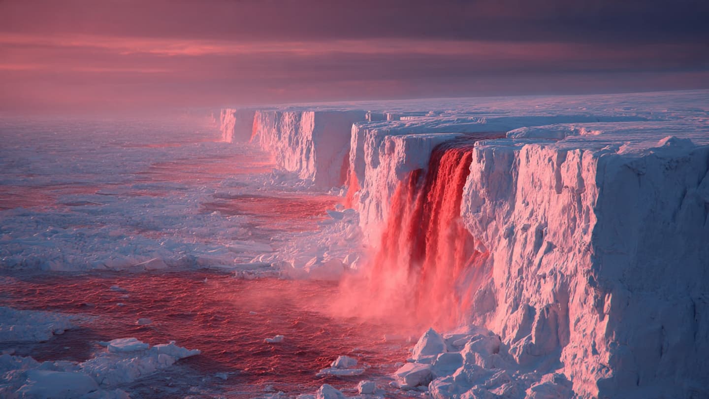 Echoes of an Ancient Sea in Blood Falls