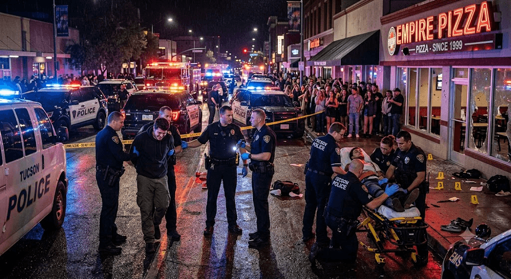 Chaos in Downtown Tucson: 21-Year-Old Suspect Arrested After Crowded Street Shooting Leaves 9 Wounded