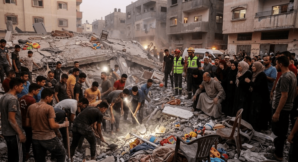 Tragedy in Gaza: 3 Children Among 5 Palestinians Killed in New Israeli Strike