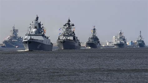 Russian warships dock in Chinese port ahead of joint sea exercises