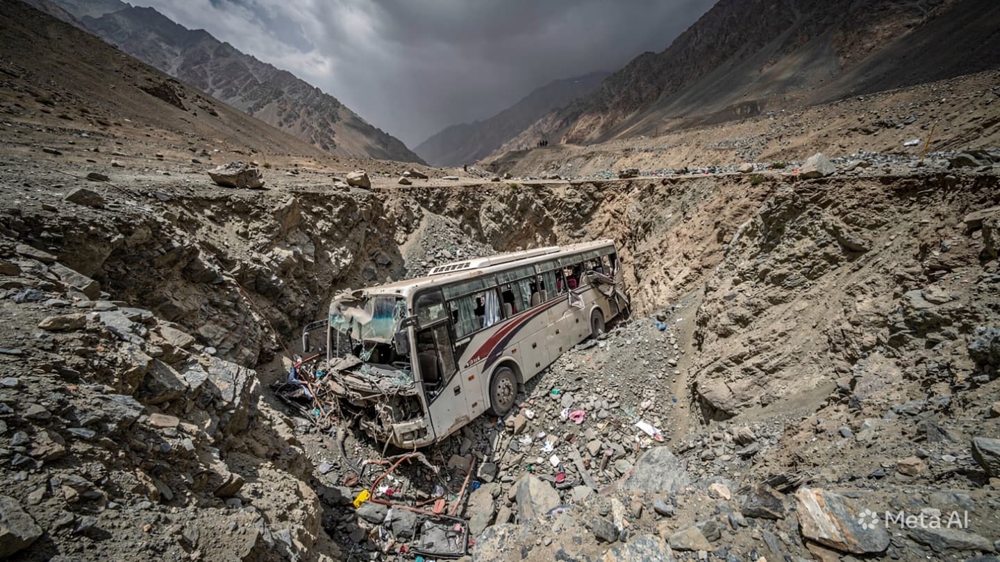 Pakistan Bus Tragedy: Forty Dead After Passenger Vehicle Plunges Into Deep Ravine Near Zhob