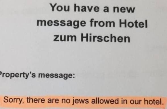 Israeli Family Denied Access to Bavarian Hotel with Discriminatory Signage
